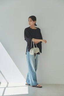 Apple Half-moon Boston Bag